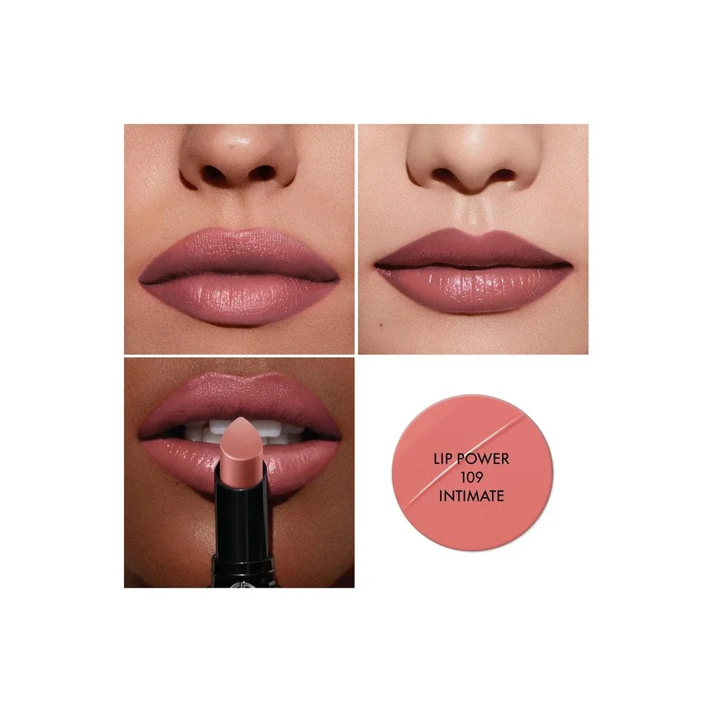 Giorgio Armani Lip Power Longwear Satin Lipstick 109 Intimate 0.11 oz